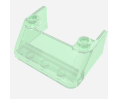Windscreen 3 x 4 x 1 1/3 with 2 Studs on Top
