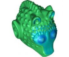Minifigure, Head, Modified SW Rodian with Onaconda Farr Pattern