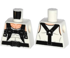 Torso Spider-Man Muscles Outline with Black Suspenders Pattern (Rhino)