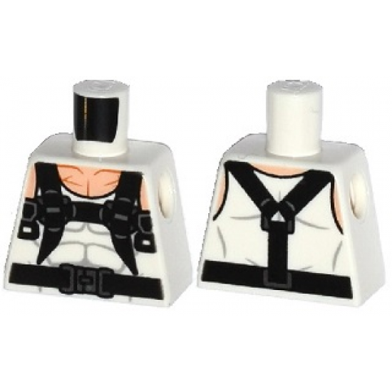 Torso Spider-Man Muscles Outline with Black Suspenders Pattern (Rhino)