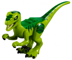 Animal, Dinosaur Raptor / Velociraptor with Green Back