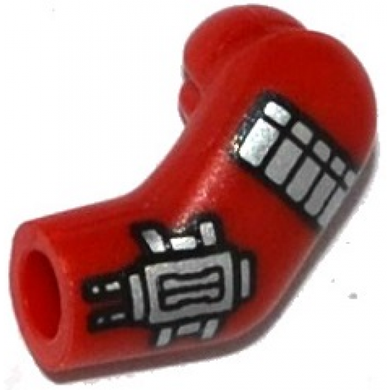 Arm, Left with Silver Armor and Wrist Gun Pattern