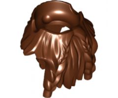 Minifigure, Body Wear Beard, Full with Braided Moustache Ends (Gimli)