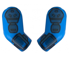 Arm, (Matching Left and Right) Pair with Dark Blue Pads Pattern