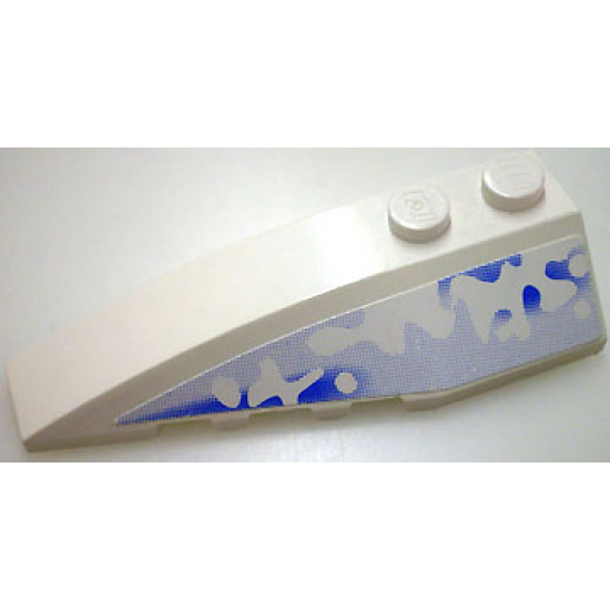 Wedge 6 x 2 Left with Snow and Ice Pattern (Sticker) - Set 3538