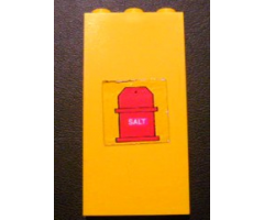 Brick 1 x 3 x 5 with Salt Shaker Pattern (Sticker) - Set 232