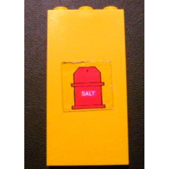 Brick 1 x 3 x 5 with Salt Shaker Pattern (Sticker) - Set 232