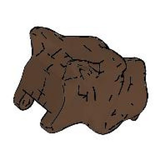 Animal, Body Part Dog Head 2 x 4 x 2 (from Three-Headed Dog)
