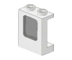 Window 1 x 2 x 2 Plane with Trans-Black Glass
