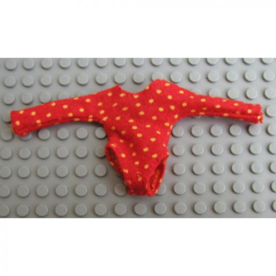 Scala, Figure Accessory Clothes Female Leotard with Yellow Polka Dots (Youth)