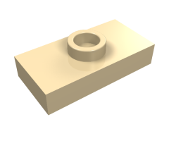 Plate, Modified 1 x 2 with 1 Stud without Groove (Jumper)