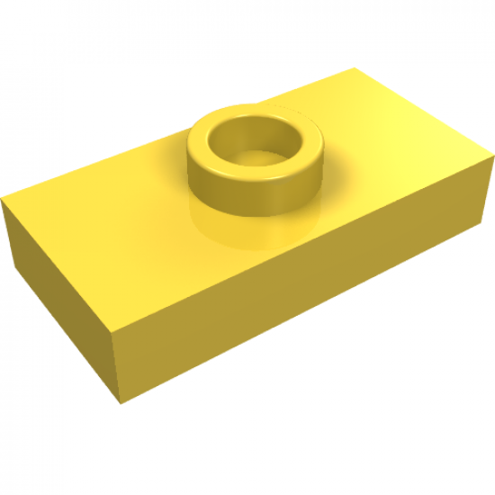 Plate, Modified 1 x 2 with 1 Stud without Groove (Jumper)