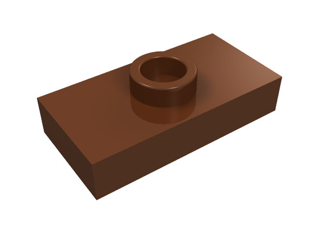 Plate, Modified 1 x 2 with 1 Stud without Groove (Jumper)