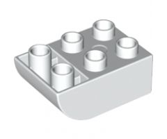Duplo, Brick 2 x 3 with Curved Bottom