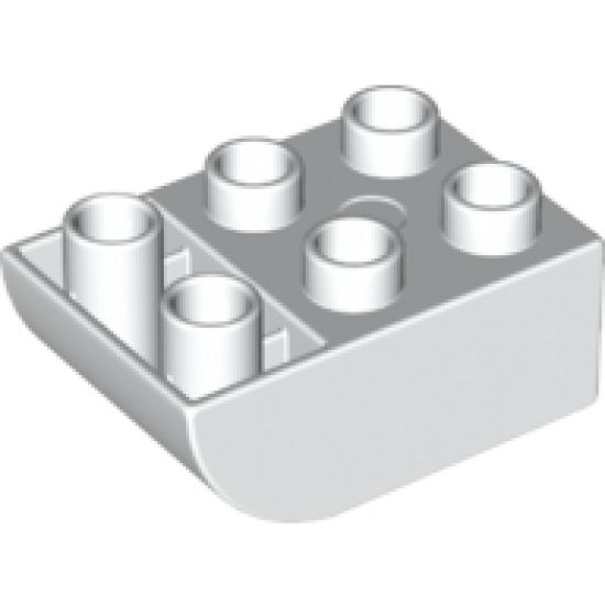 Duplo, Brick 2 x 3 with Curved Bottom