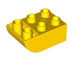 Duplo, Brick 2 x 3 with Curved Bottom