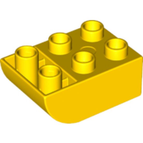 Duplo, Brick 2 x 3 with Curved Bottom