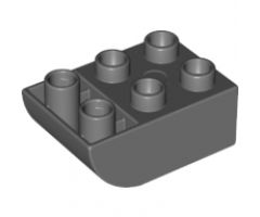 Duplo, Brick 2 x 3 with Curved Bottom