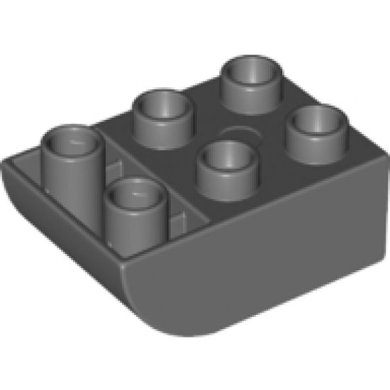 Duplo, Brick 2 x 3 with Curved Bottom
