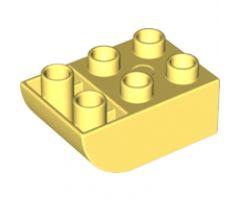 Duplo, Brick 2 x 3 with Curved Bottom