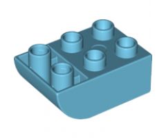 Duplo, Brick 2 x 3 with Curved Bottom