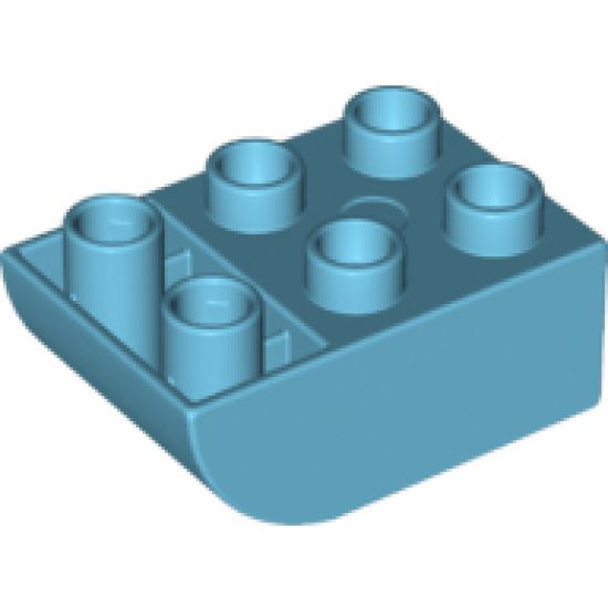 Duplo, Brick 2 x 3 with Curved Bottom