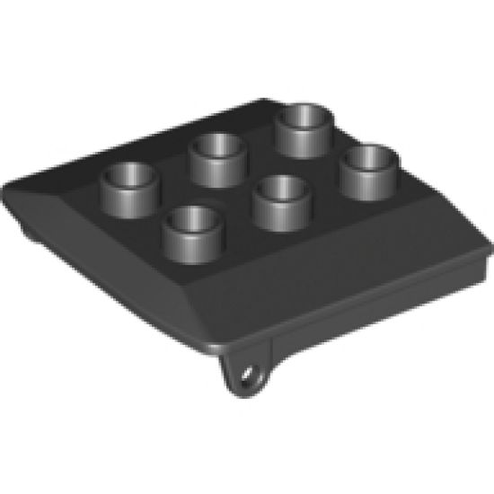 Duplo, Vehicle Backhoe / Train Cabin Roof