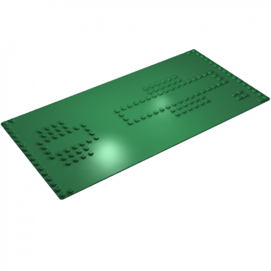 Baseplate 16 x 32 with Railway Station Stud Pattern