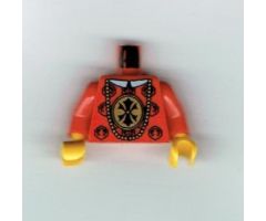 Torso Adventurers Orient Chinese Emperor Pattern / Red Arms / Yellow Hands