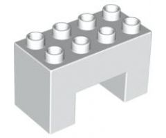 Duplo, Brick 2 x 4 x 2 with 2 x 2 Cutout on Bottom
