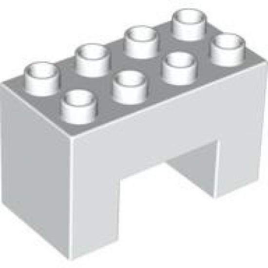 Duplo, Brick 2 x 4 x 2 with 2 x 2 Cutout on Bottom