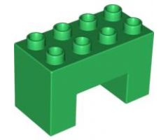 Duplo, Brick 2 x 4 x 2 with 2 x 2 Cutout on Bottom
