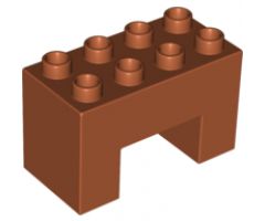 Duplo, Brick 2 x 4 x 2 with 2 x 2 Cutout on Bottom