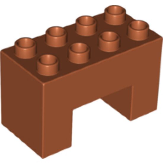 Duplo, Brick 2 x 4 x 2 with 2 x 2 Cutout on Bottom