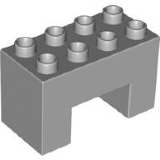 Duplo, Brick 2 x 4 x 2 with 2 x 2 Cutout on Bottom
