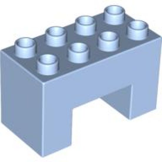 Duplo, Brick 2 x 4 x 2 with 2 x 2 Cutout on Bottom