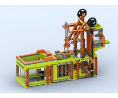 Lime/Orange Rat Stamper Lego GBC Module