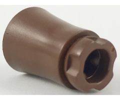 Plant, Tree Palm Trunk - Short Connector, Axle Hole with 4 Inside Prongs