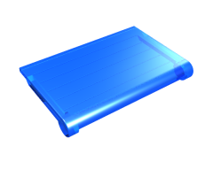 Glass for Hinge Car Roof 4 x 4 Sunroof with Ridges