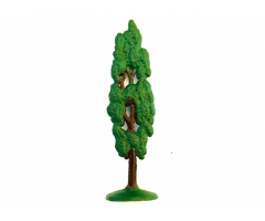 Plant, Tree Flat Cypress painted with solid base (1950's version)