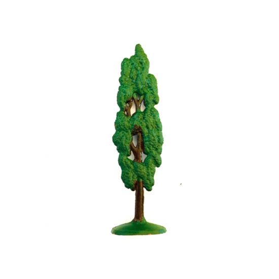 Plant, Tree Flat Cypress painted with solid base (1950's version)