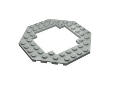 Plate, Modified 10 x 10 Octagonal Open Center