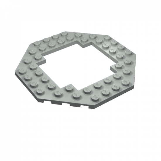 Plate, Modified 10 x 10 Octagonal Open Center