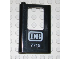 Door 1 x 4 x 5 Train Left with 'DB 7715' Pattern (Sticker) - Set 7715