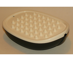 Duplo, Boat Hull 7 x 12 Bottom Section with White Duplo Boat Hull 7 x 12 Top Section with 6 x 8 Deck Studs (15576 / 15575)