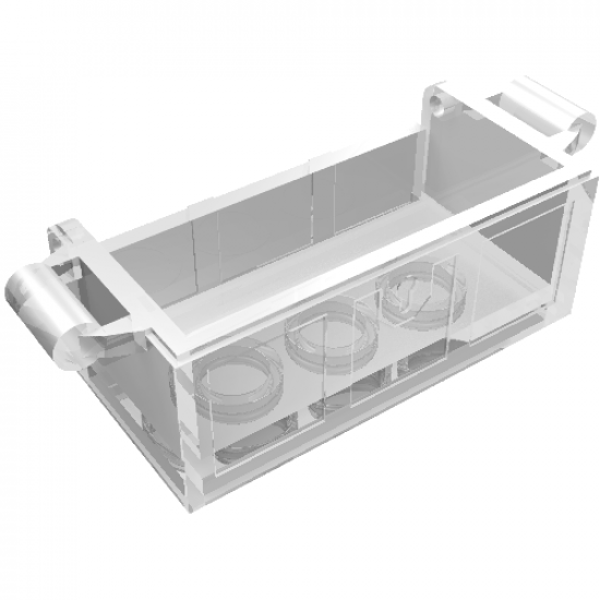 Container Treasure Chest Bottom - Slots in Back