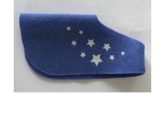 Belville Horse Blanket, Cloth Non-Opening, with White Glitter Stars Pattern