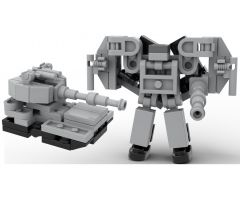 Transformers Micro Movie Brawl Mini Tank Mecha