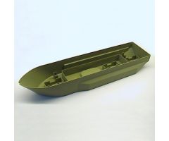 Boat Hull Unitary 51 x 12 x 6 with Side Bulges, Base