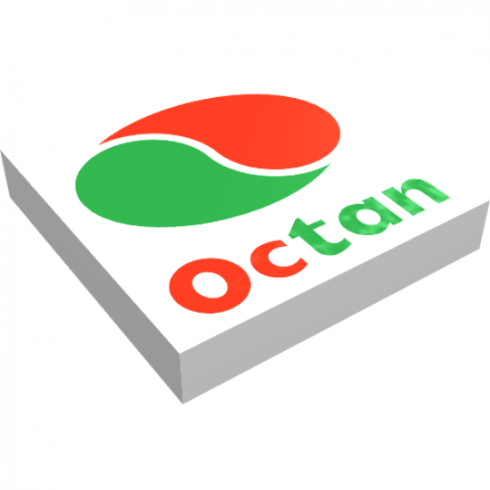 Tile 2 x 2 with Octan Logo Pattern